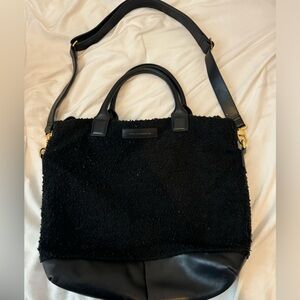 Want Les Essentiels Black Wool Mirabel Tote